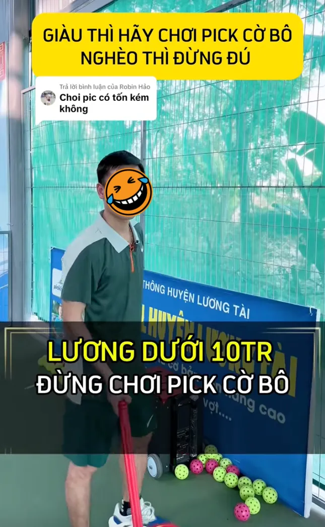 Phát ngôn gây tranh cãi về pickleball