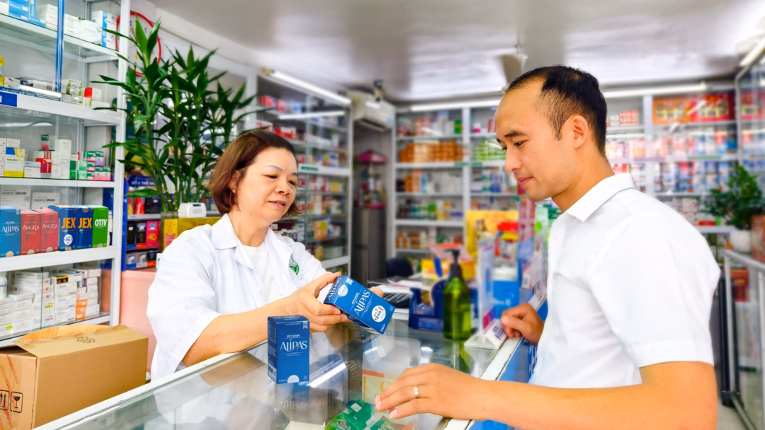 Alipas phủ sóng rộng khắp cả nước Thương hiệu Alipas có mặt tại hơn 25.000 nhà thuốc toàn quốc