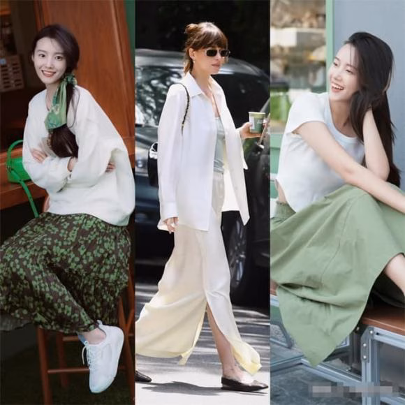 Trang phục xanh lá Trang phục màu xanh lá cây