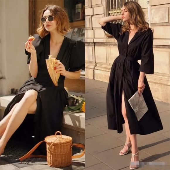 Lựa chọn vải cho váy đen