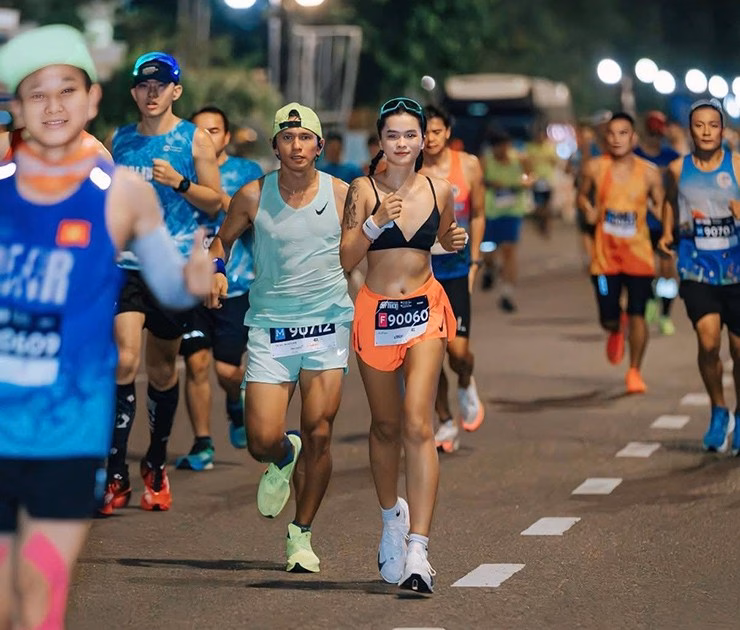 Vy Phan tại Marathon Quy Nhơn