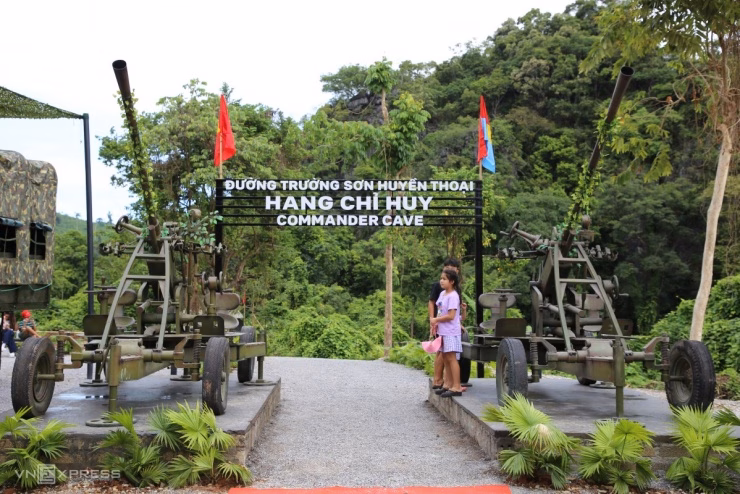 Hang động chứa vũ khí trong chiến tranh ở di sản thế giới Phong Nha
