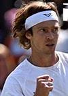 Rublev và Alcaraz trong một trận đấu trước đây Rublev và Alcaraz trong một trận đấu trước đây