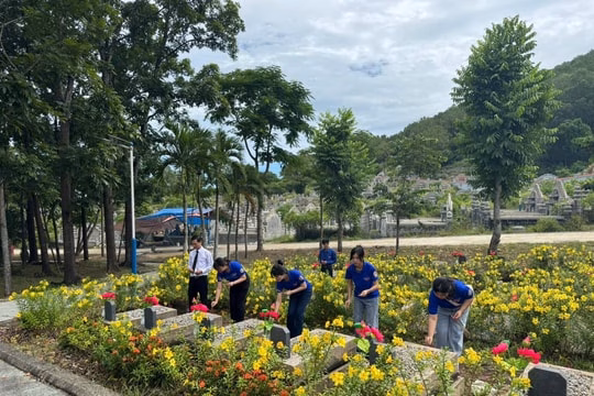 Chi đoàn TAND TP Huế tổ chức nhiều hoạt động tri ân kỷ niệm 78 năm Ngày Thương binh - Liệt sĩ