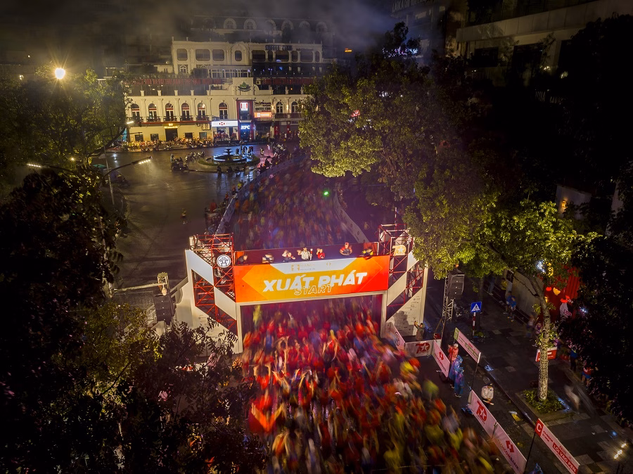 Hà Nội tổ chức giải Marathon Quốc tế Techcombank lần thứ 4 với 13.000 vận động viên