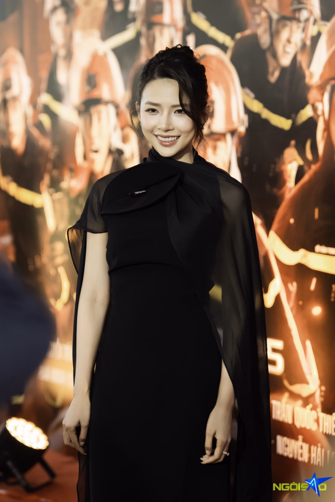 Hot girl Khánh Vy, bà xã của Phan Mạnh Quỳnh, dự sự kiện.
