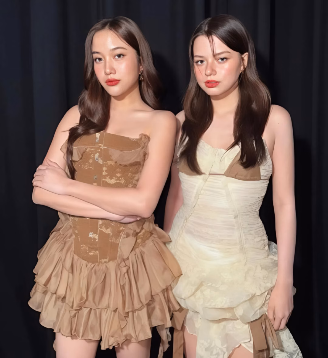 Diễn viên Freen Sarocha Chankimha - đại sứ thương hiệu Valentino tại Thái Lan - cũng ấn tượng bởi mẫu đầm local brand của Việt Nam.