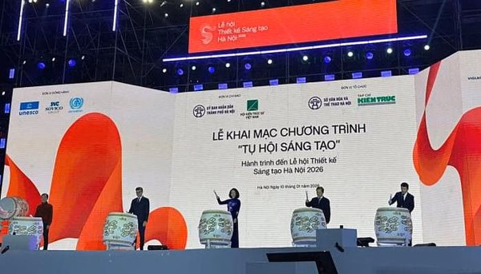 Lễ hội Thiết kế Sáng tạo Hà Nội 2026 khai trương tại Hồ Hoàn Kiếm Lễ hội Thiết kế Sáng tạo Hà Nội 2026 khai trương tại Hồ Hoàn Kiếm
