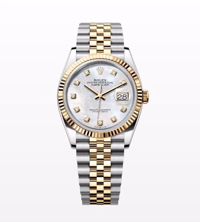Mẫu đồng hồ Rolex Datejust kim cương của Đỗ Thị H&agrave;