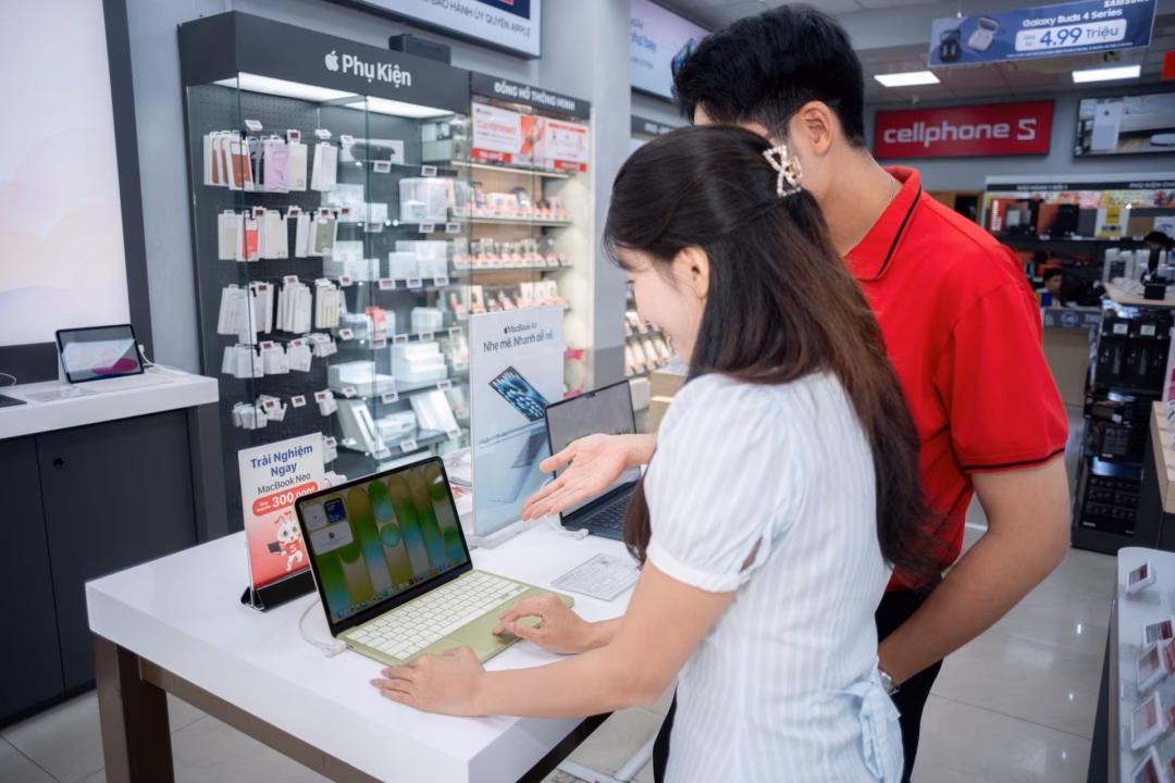 Chương trình ưu đãi MacBook Neo cho học sinh sinh viên tại CellphoneS