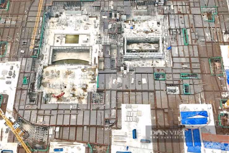 Tiến độ thi c&ocirc;ng thực tế tại dự &aacute;n Nh&agrave; h&aacute;t Opera H&agrave; Nội sau 6 th&aacute;ng