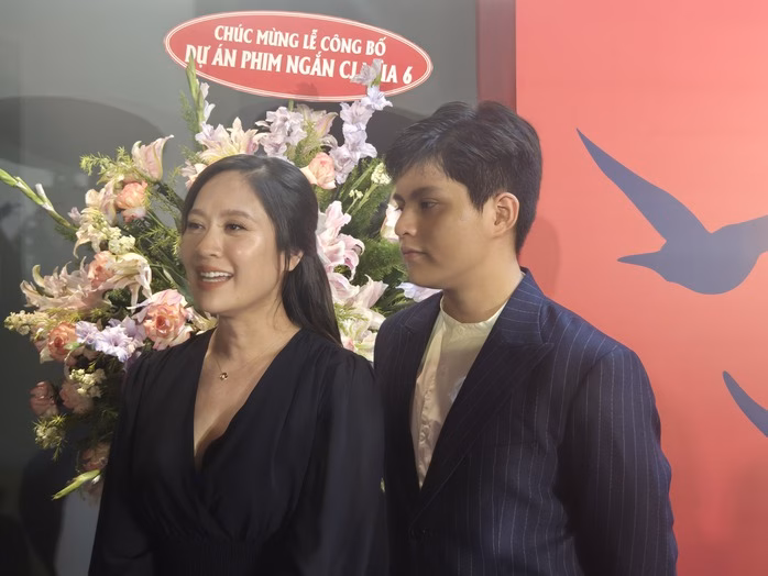 Thanh Thúy và con trai Cà Phê