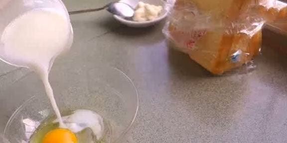 hỗn hợp trứng sữa