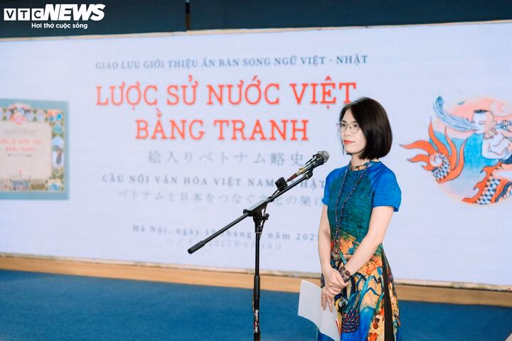 Bà Ngô Thị Thanh Mai phát biểu Bà Ngô Thị Thanh Mai, Phó Chủ nhiệm Ủy ban nhà nước về người Việt Nam ở nước ngoài, Bộ Ngoại giao phát biểu tại sự kiện.