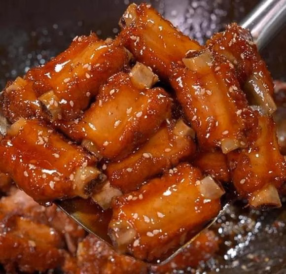 Sườn heo chua ngọt hoàn thiện