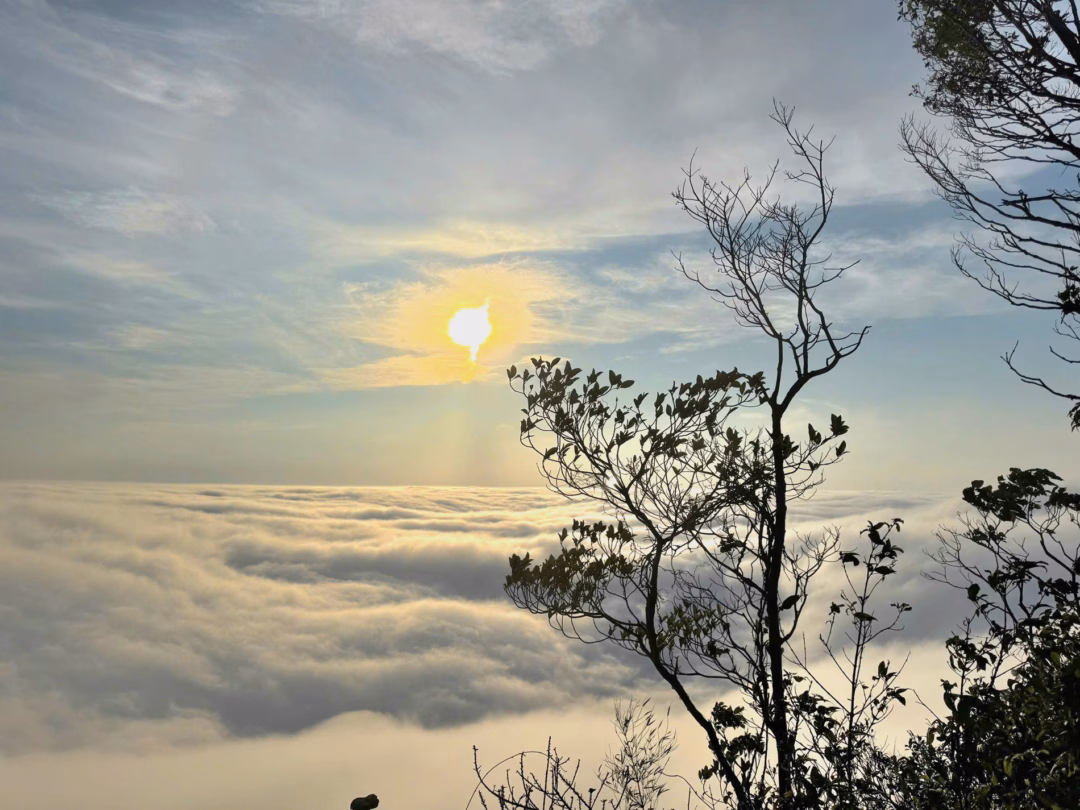 B&igrave;nh minh tr&ecirc;n biển m&acirc;y tại đền thờ Chủ tịch Hồ Ch&iacute; Minh
