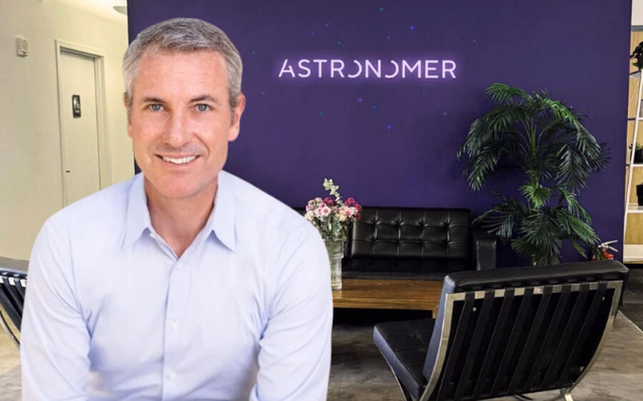 Hình ảnh bên trong văn phòng Astronomer tại trụ sở ở trung tâm thành phố New York, Mỹ.