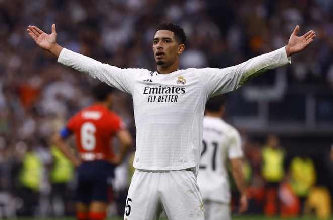 Jude Bellingham toả sáng ngay trong năm đầu tiên khoác áo Real Madrid.