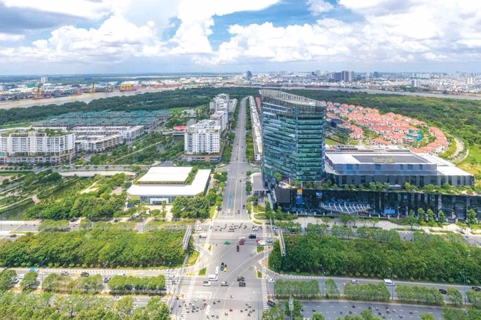 Tuyến đường Nguyễn Cơ Thạch, Khu đ&ocirc; thị Sala Thủ Thi&ecirc;m