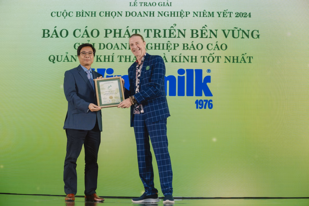 Vinamilk đạt giải thưởng Vinamilk đạt giải thưởng về phát triển bền vững
