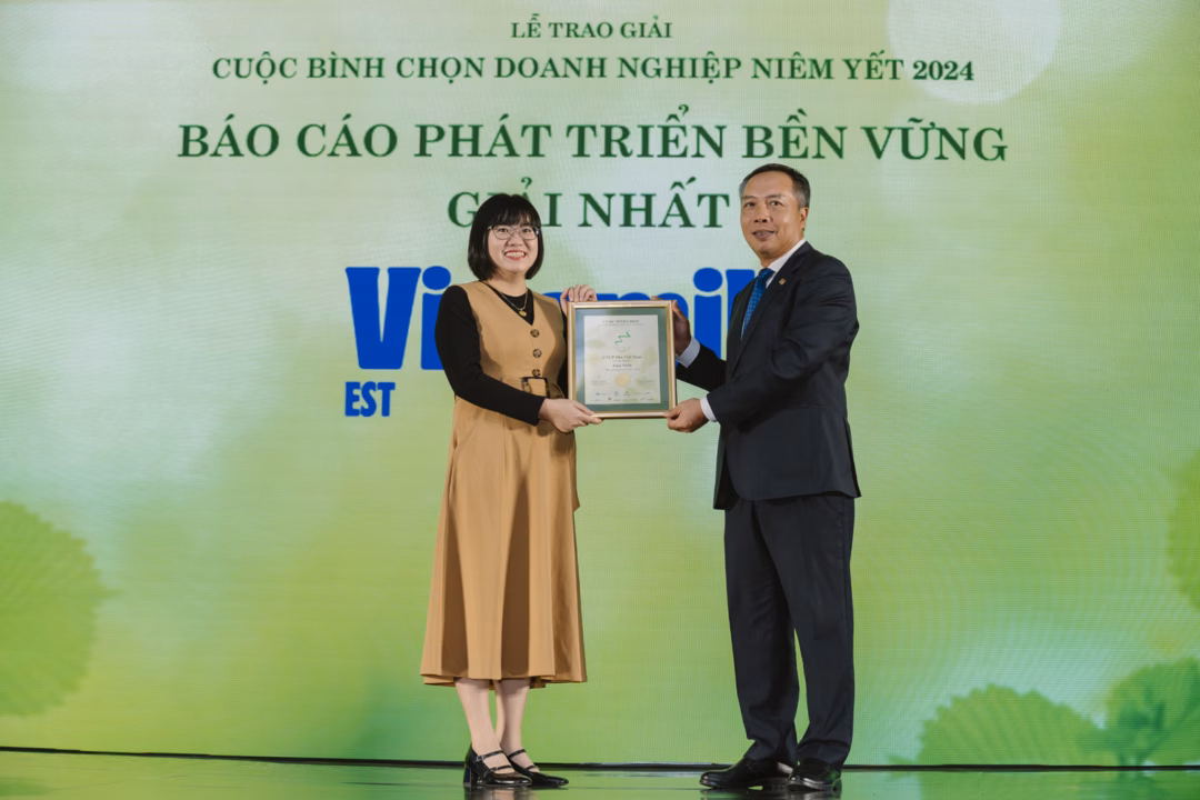 Vinamilk giành giải nhất Vinamilk giành giải nhất Báo cáo phát triển bền vững