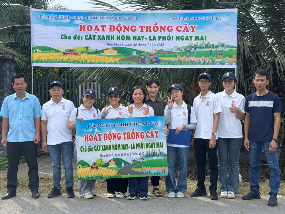 Hơn 500 cây xanh được trồng góp phần lan tỏa ý thức bảo vệ môi trường