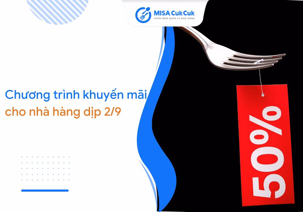 Chương trình khuyến mãi 2/9 cho nhà hàng