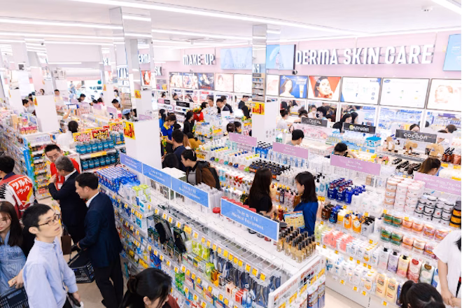 Ngoài dược phẩm, Tsuruha còn cung cấp hàng nghìn sản phẩm thuộc các ngành hàng mỹ phẩm, makeup, chăm sóc cơ thể…