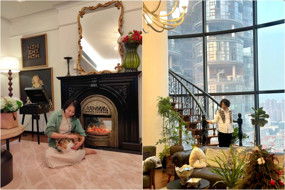 Nữ gia chủ tự thiết kế căn hộ thông tầng 400m2 phong cách hiện đại