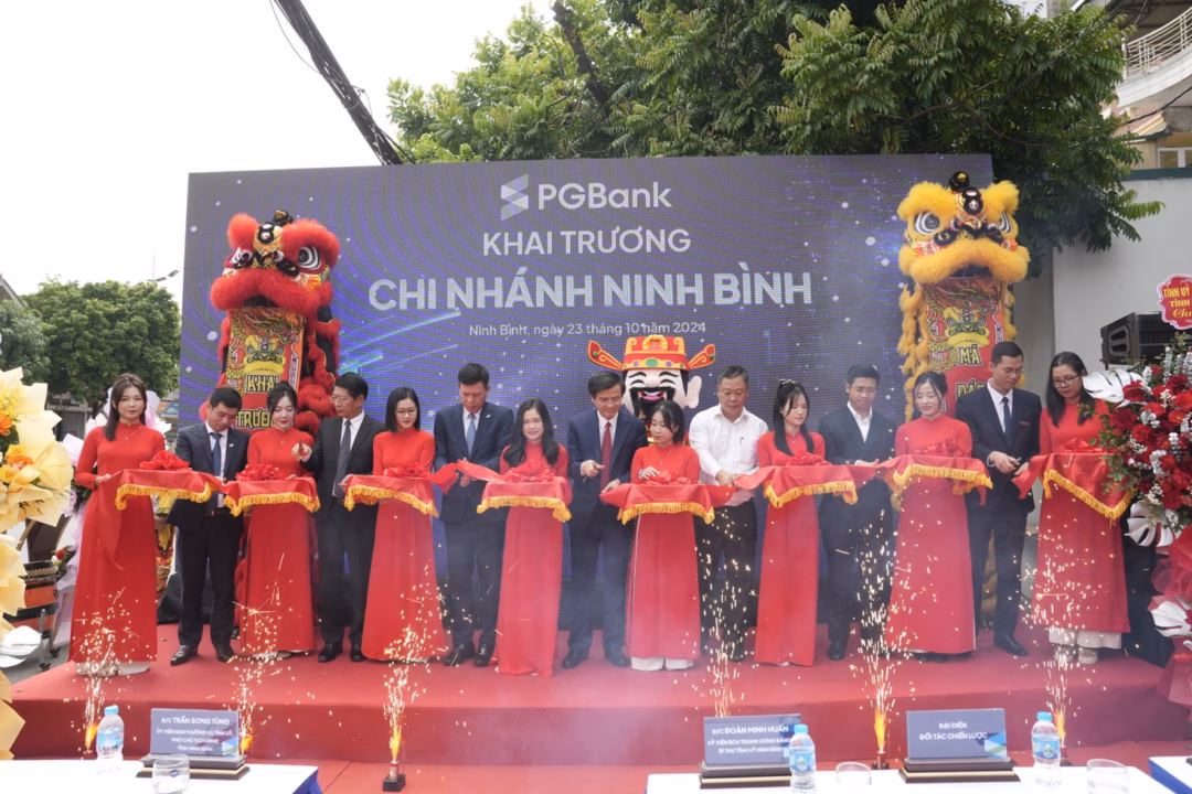 PGBank khai trương chi nhánh mới tại tỉnh Ninh Bình Lễ khai trương chi nhánh PGBank tại Ninh Bình