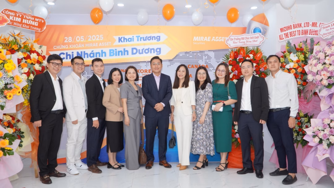 Mirae Asset mở rộng hoạt động tại Bình Dương Chứng khoán Mirae Asset khai trương chi nhánh Bình Dương