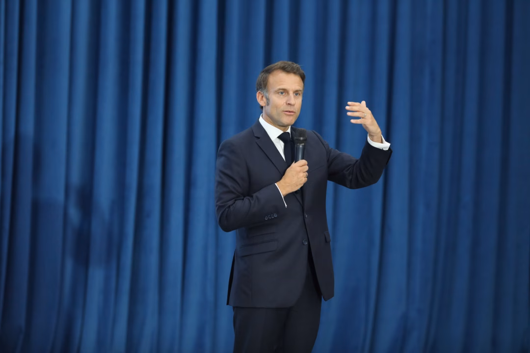 Tổng thống Pháp Macron giao lưu với sinh viên Việt Nam- Ảnh5. Tổng thống Pháp Macron giao lưu với sinh viên Việt Nam- Ảnh5.