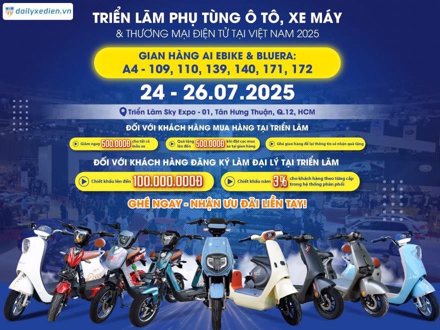 Giảm ngay 500.000đ cho tất cả mẫu xe khi mua trực tiếp tại gian hàng