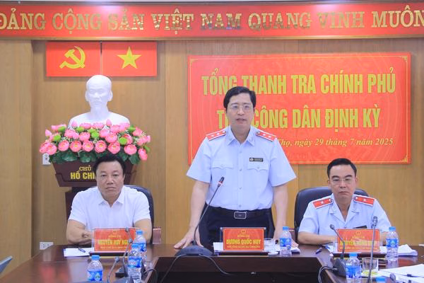 Bộ Tài chính tiếp 1.813 lượt công dân trong 6 tháng đầu năm Phó Tổng Thanh tra Chính phủ Dương Quốc Huy tiếp công dân định kỳ tháng 7 tại Phú Thọ