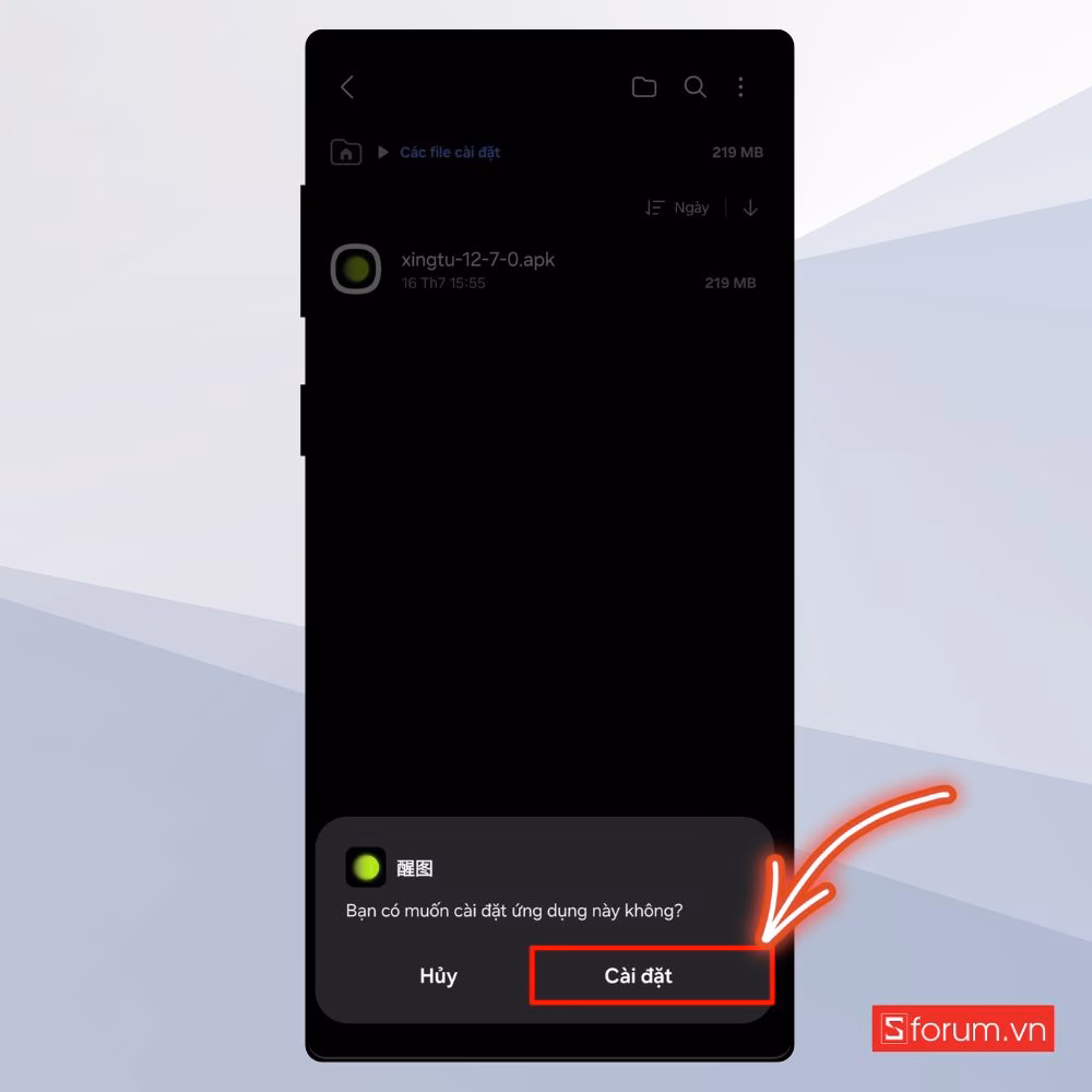 Bước 3: Mở tính năng tìm kiếm trong Xingtu