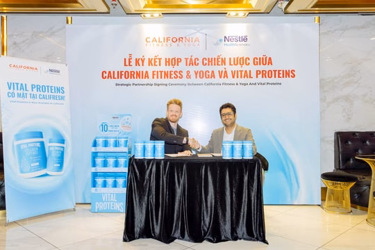 Nestlé Việt Nam hợp tác cùng California Fitness & Yoga thúc đẩy lối sống lành mạnh với sản phẩm collagen Vital Proteins