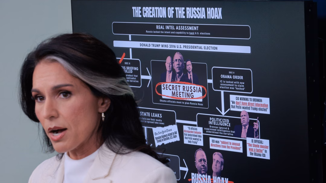 Gabbard alleged Obama administration officials waged a "treasonous conspiracy." Photo: Chip Somodevilla via Getty Images