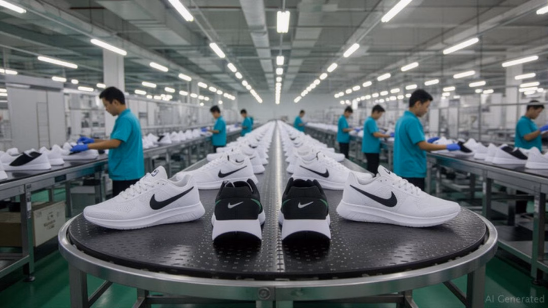 Nike, adidas - một trong các thương hiệu quốc tế, đặt hàng sản xuất tại Việt Nam, phần lớn trong số đó để xuất khẩu sang thị trường Mỹ - nơi có lượng tiêu thụ khổng lồ các mặt hàng thời trang.