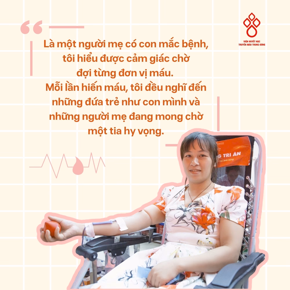Người mẹ hiến máu 13 lần để tri ân giúp con thoát hiểm lằn ranh sinh tử