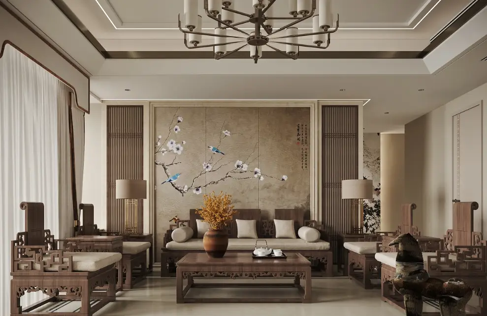 Thiết kế trần nh&agrave; c&oacute; độ cao ph&ugrave; hợp để giữ sinh kh&iacute; v&agrave; tạo cảm gi&aacute;c ấm c&uacute;ng