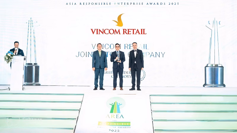 Vincom Retail vinh danh Lãnh đạo Xanh châu Á