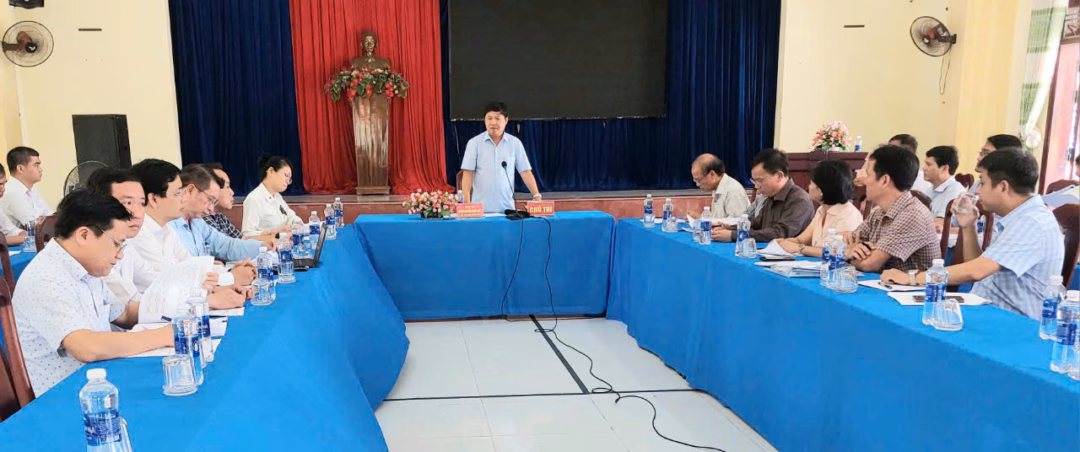 Chủ tịch Đà Nẵng Lương Nguyễn Minh Triết phát biểu tại buổi làm việc