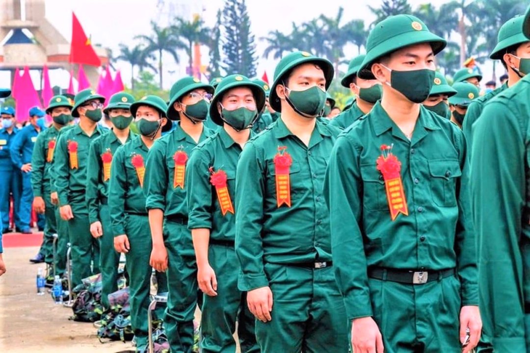 Lễ giao nhận quân của các địa phương Lễ giao nhận quân của các địa phương