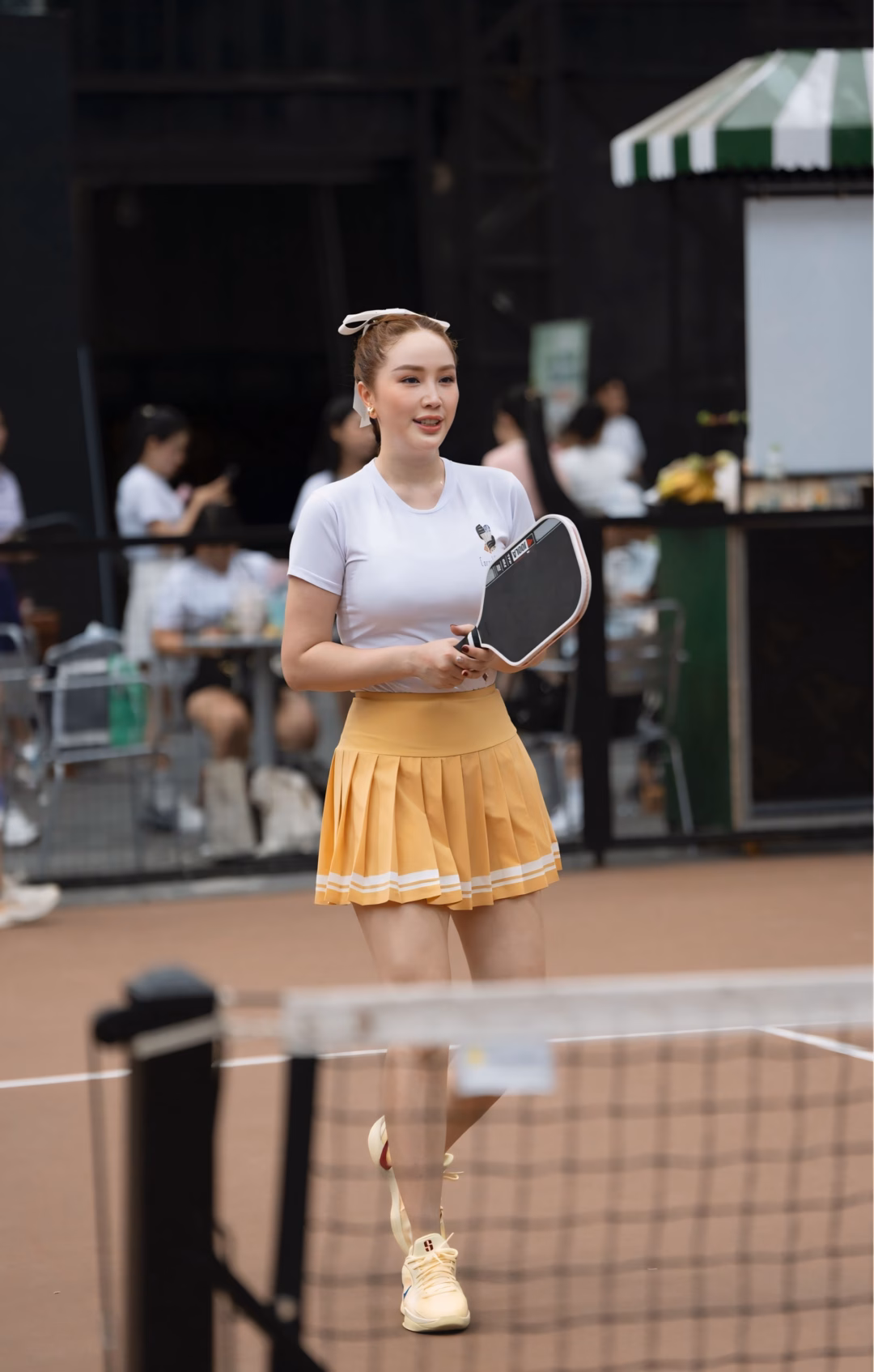 Bảo Thy tại giải pickleball