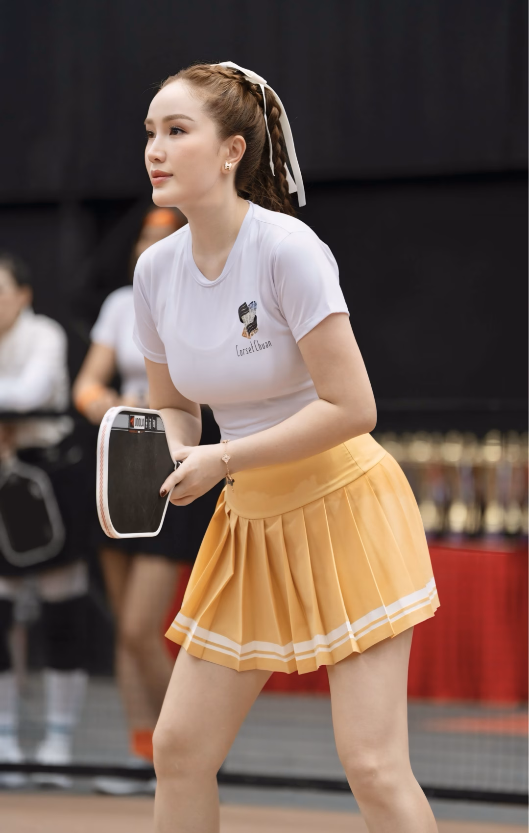 Bảo Thy và đồng nghiệp tại giải đấu