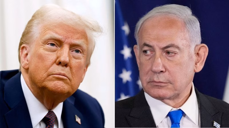 Tổng thống Mỹ Donald Trump đang bắt đầu gây sức ép lên Thủ tướng Israel Benjamin Netanyahu về tình hình nhân đạo và cách tiếp cận trong cuộc xung đột ở Dải Gaza. Ảnh: CNN