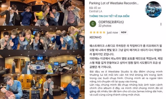 Keonho v&agrave; James chia sẻ trải nghiệm tại ph&ograve;ng thu Westlake