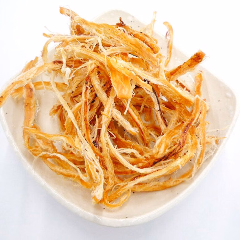 Thành phẩm mực khô nướng mềm ngọt tơi thịt