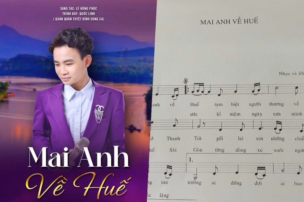 Nhạc sĩ Lê Hồng Phúc dành tình cảm cho ca sĩ Quốc Linh với ca khúc Mai Anh Về Huế