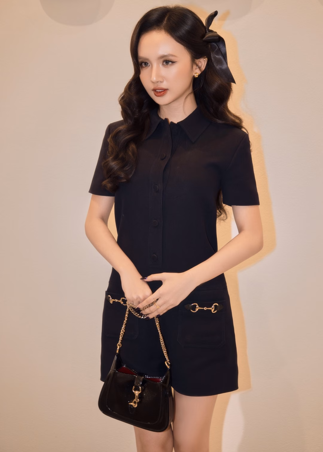 Nhan sắc ngọt ngào của Chi Pu và con gái ‘nữ hoàng wushu’ tại sự kiện Gucci Con gái